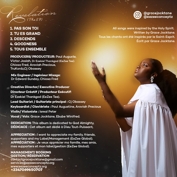 Grace Jocktane Revelation ep back cover